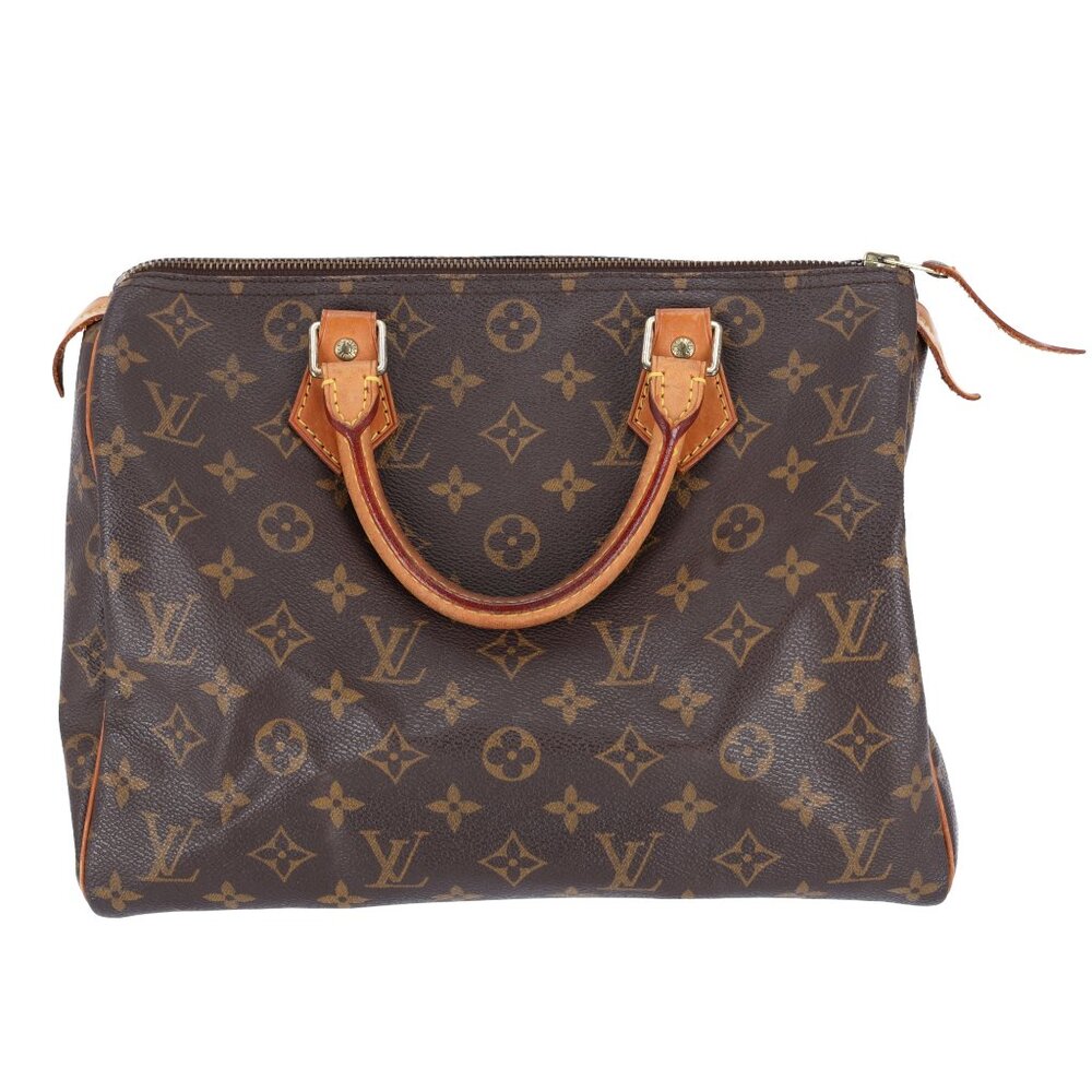 Louis Vuitton M41526 Speedy 30 Monogram Canvas Duffle Bag Brown - Picture 6 of 12